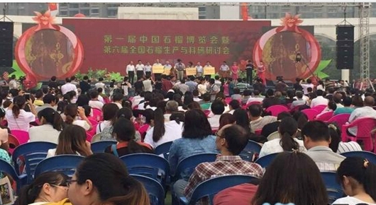 第一届中国石榴博览会在荥阳开幕