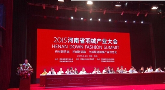 豫羽绒产业大会暨中国羽绒产业创新论坛在信举行